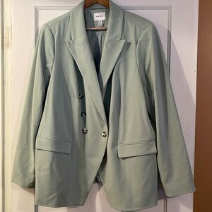 Seafoam green blazer